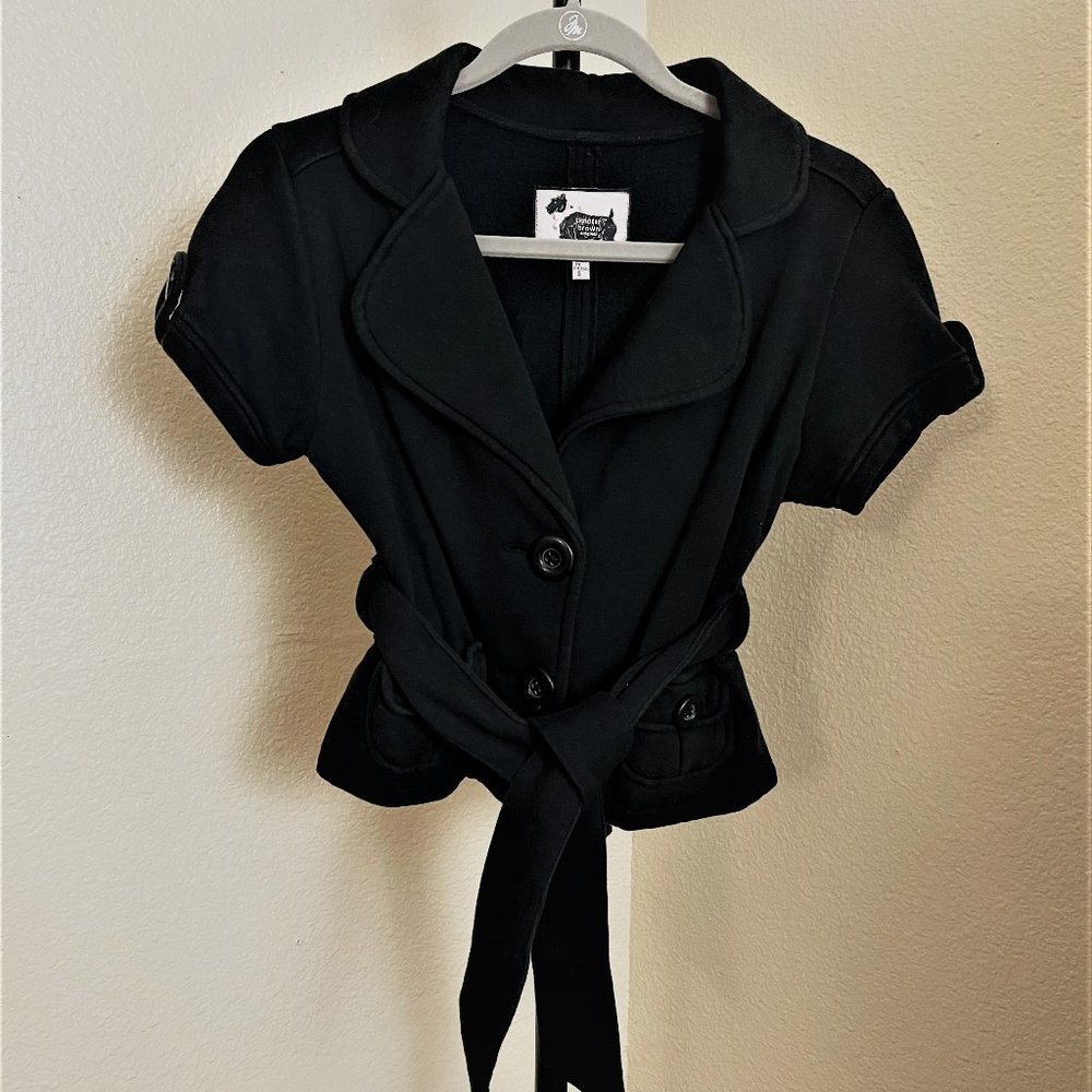 Skooter Brown Original Black Blazer with two front